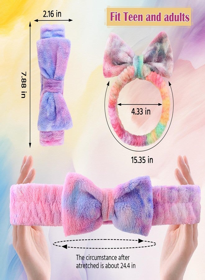 WSYUB Makeup Headband, Spa Headband, Headbands for Washing Face, Stuffers for Teens Women, Bow Headbands for Girls Gifts, Skincare Headband - Image 3