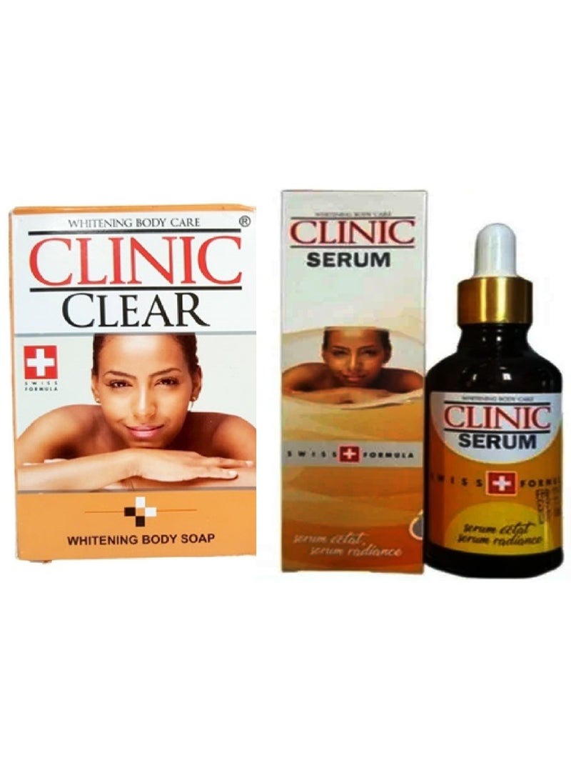 Clinic Clear Set Brightening Serum  50ml and Soap  - Image 2