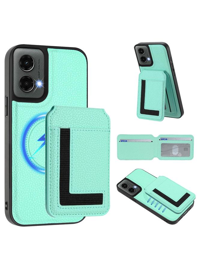 Case For Motorola Moto G 5G 2024 CX01 Detachable Magsafe Magnetic Card Bag Phone Case