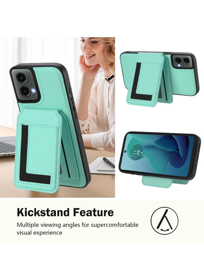 Case For Motorola Moto G 5G 2024 CX01 Detachable Magsafe Magnetic Card Bag Phone Case