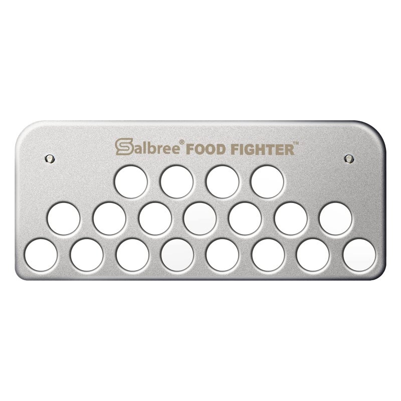 Salbree Food Fighter Mesh Screen Grease Gate Blocks Foods from Falling into Rear Grease Trap Cup Tray  Compatible with All Blackstone Griddle Goalie Accessories Universal Fit All Black Stone Grills