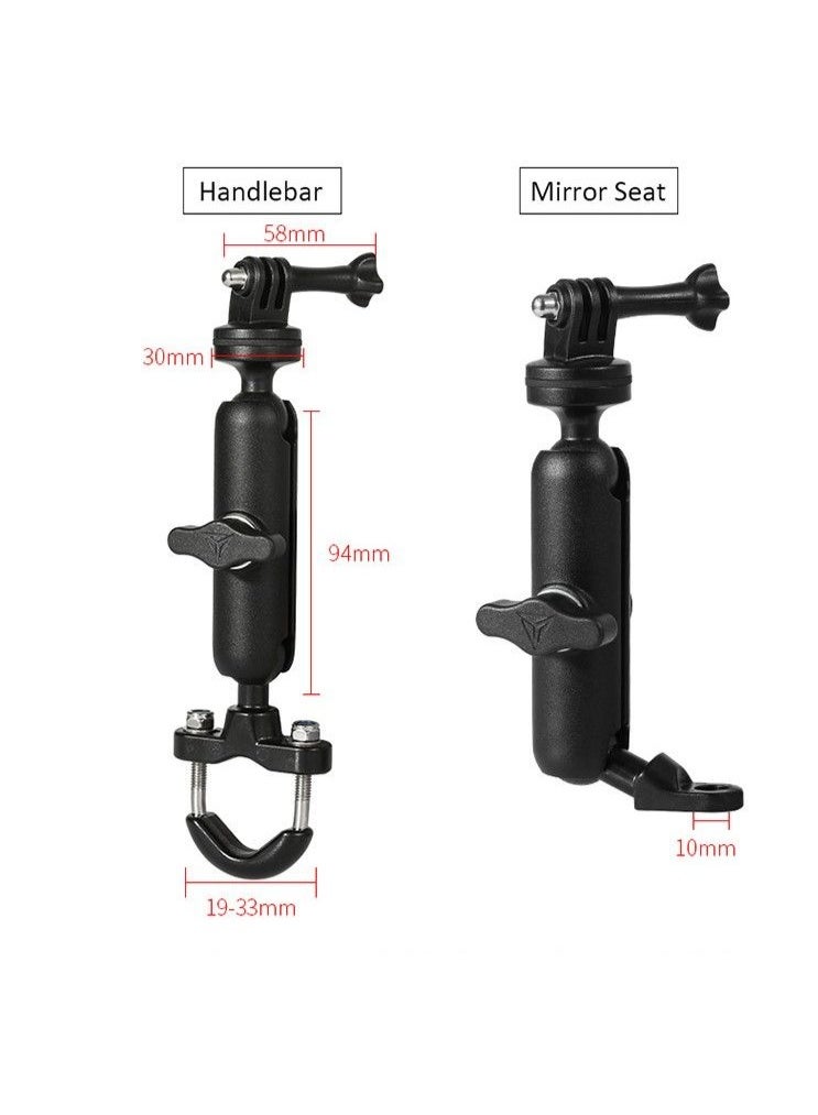 موتوولف حامل تثبيت كاميرا الحركة للدراجات النارية MotorWolf MDL-3519 على مقود الدراجة - Image 4