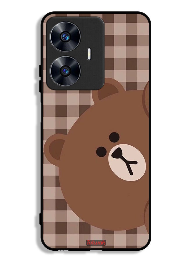 Tolwak Realme C55 Protective Case Cover Teddy Bear - Image 1