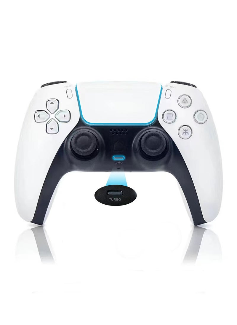ماركة غير محددة وحدة تحكم لاسلكية T28 لجهاز PS4، وحدة تحكم في عصا التحكم متوافقة مع PS4/Pro/Slim مع Turbo/أزرار قابلة للبرمجة/مستشعر جيروسكوب سداسي المحاور/اهتزاز مزدوج  - Image 1