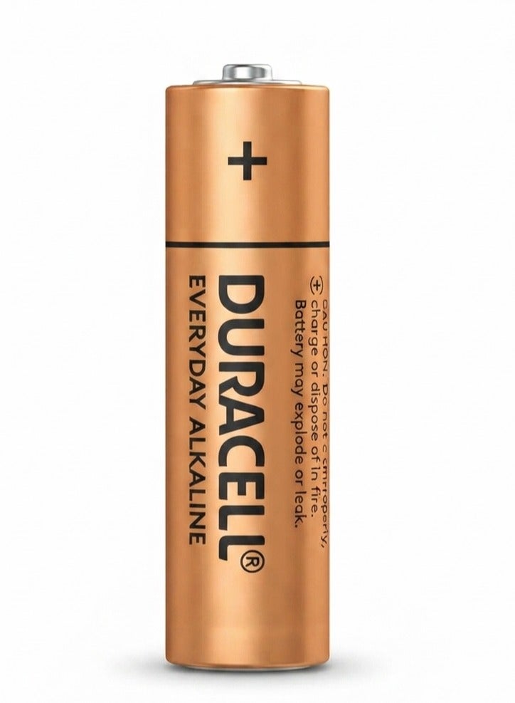 Duracell AA Alkaline Batteries 10 Pack – 1.5V Long Lasting Double A Batteries, Everyday Alkaline Power Cells with 10-Year Shelf Life for Remote Controls, Toys, Clocks, Flashlights & Household Devices - Image 2