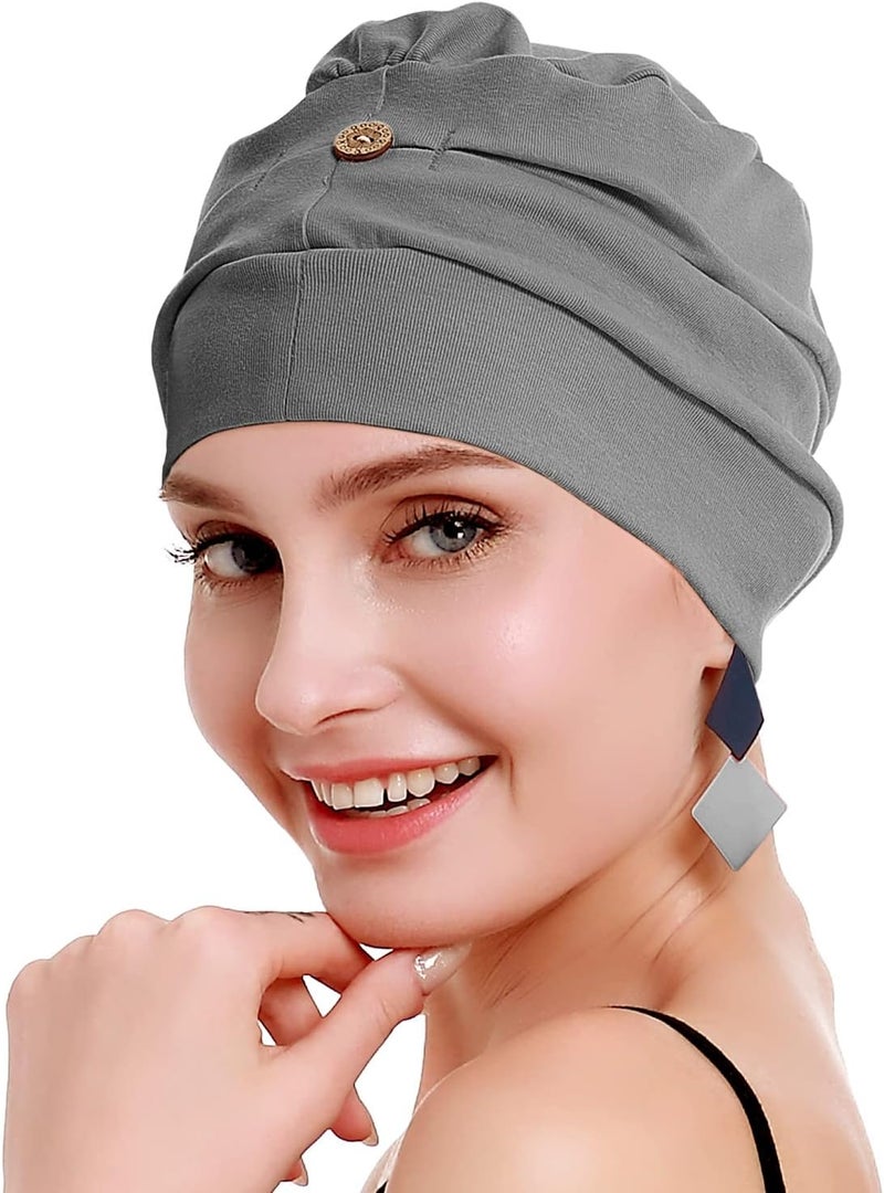 osvyo Cotton Chemo Turbans for Women Cancer Hairloss hat - Cotton Lightweight Headwear Sealed Packaging - Image 5