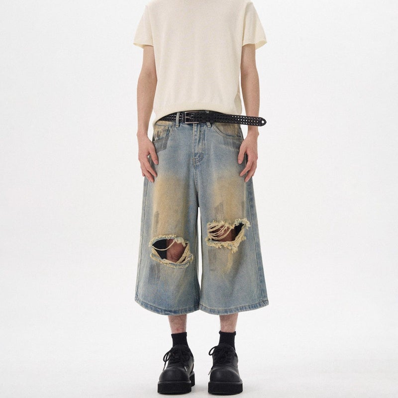 Vintage Classic European-American Design Daily Commute Jeans  Size_S - Image 4
