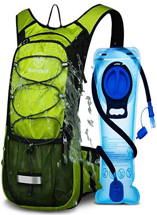 Mothybot Hydration Pack, Insulated Hydration Backpack with 2L BPA Free Water Bladder and Storage, Hiking Backpack for Men, Women, Kids for Running, Cycling, Camping - Keep Liquid Cool up to 5 Hours - Image 1
