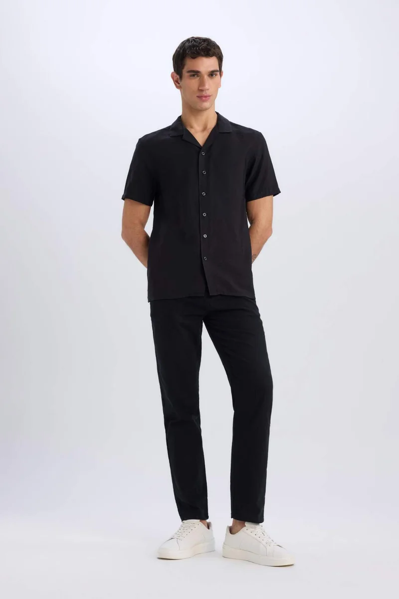 DeFacto Modern Fit Summer Polo Neck Basic Aerobin Shirt