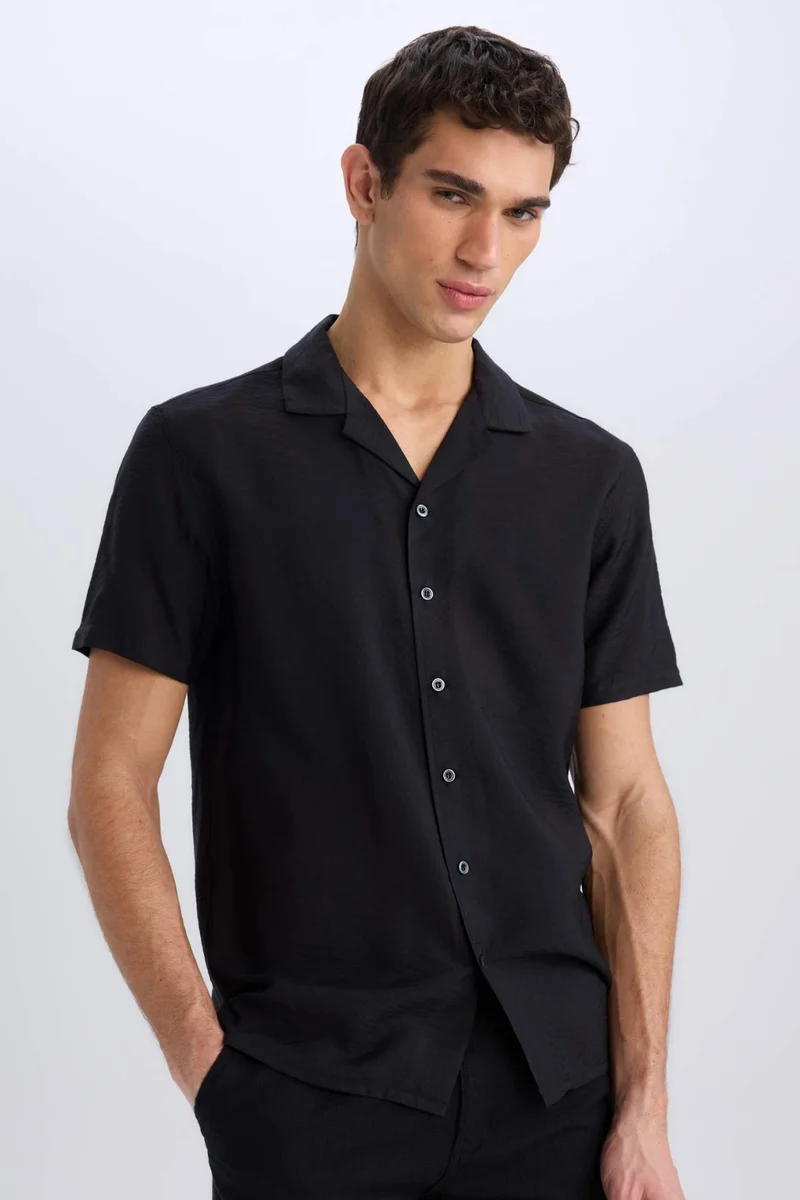 DeFacto Modern Fit Summer Polo Neck Basic Aerobin Shirt