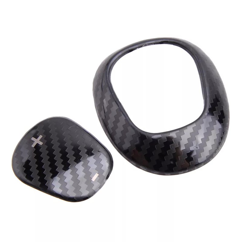 YUNHECAM Carbon Fiber Gear Shift Knob Cover Trim Compatible with Chevrolet Cruze 20162019 Malibu 20162020 Accessories Interior Center Console Shifter Head Cove Trim - Image 2