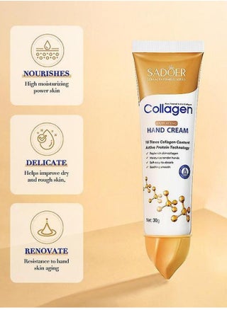 Collagen Anti-wrinkle Hand Cream Moisturizing 30g - pzsku/ZC47C17C3AD23D303A98BZ/45/1746247239/f5b78a65-7cd2-4b35-bffa-aae244bc7927