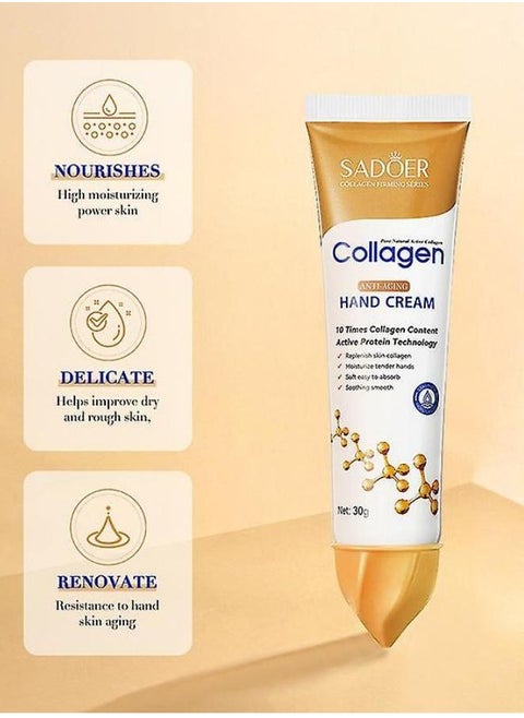 Collagen Anti-wrinkle Hand Cream Moisturizing 30g