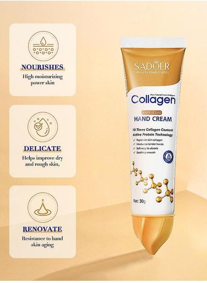 Collagen Anti-wrinkle Hand Cream Moisturizing 30g