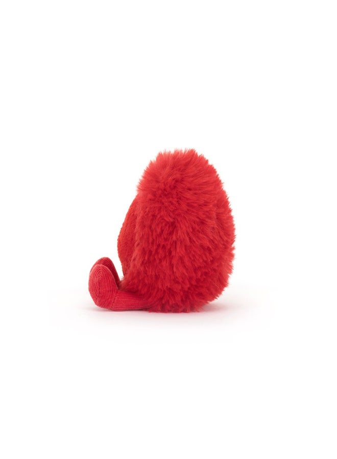 Jellycat دبدوب قلب أميزيبلز بيتي - لعبة محشوة ناعمة بأرجل كوردية، هدية عيد الحب لطيفة للأطفال والبالغين، مجموعة جليكات، 11 سم - Image 2