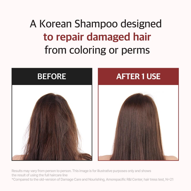 RYO Damage Care & Nourishing Shampoo with Korean Ginseng & Caffeine - Repair and Moisturizing, Anti Loss Care, Strengthening hair roots, 16 Fl Oz. - Image 2