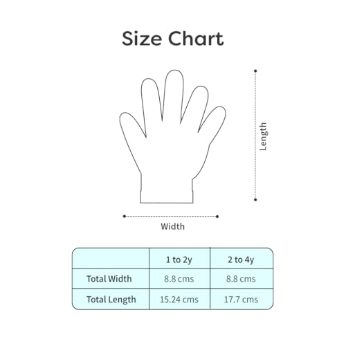 superbottoms Premium Winter Gloves for Babies & Toddlers l Fit from 1-2Y Old l Made with Premium Woolen Blend - Image 5