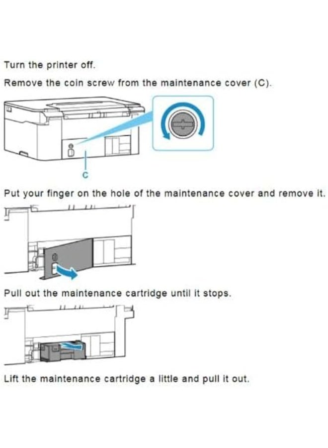 SKY MC-G04 Maintenance Cartridge PIXMA G3470 PIXMA G4470 G3030 Printers - Image 4