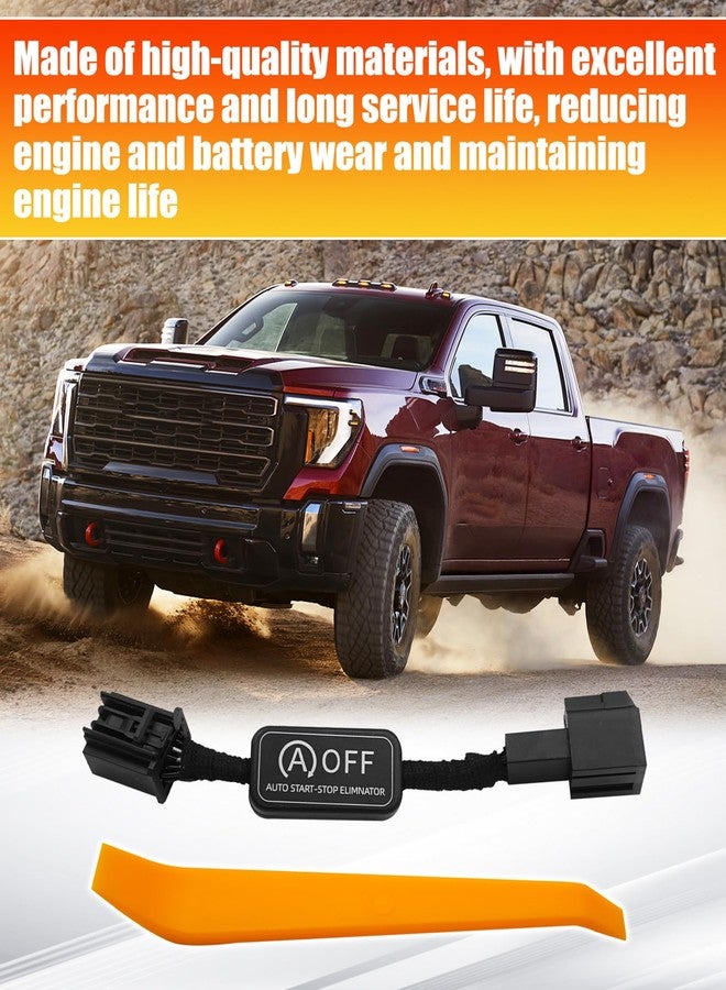 جهاز إلغاء خاصية الإيقاف والتشغيل التلقائي، متوافق مع سيارة GMC Sierra 1500 موديلات 2019-2021. تعطيل خاصية الإيقاف والتشغيل التلقائي بشكل دائم - توصيل وتشغيل بدون أخطاء. - Image 4