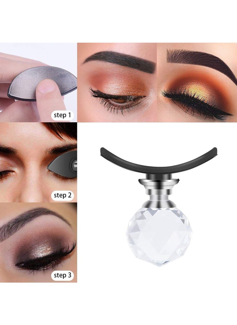 Generic - Eyeshadow Printer, Makeup Printer for Precise Eyeshadow in Seconds - Silicone Eyelid Printer, Eye Shadow Printer for Eye Makeup with Crystal Handle - Image 1