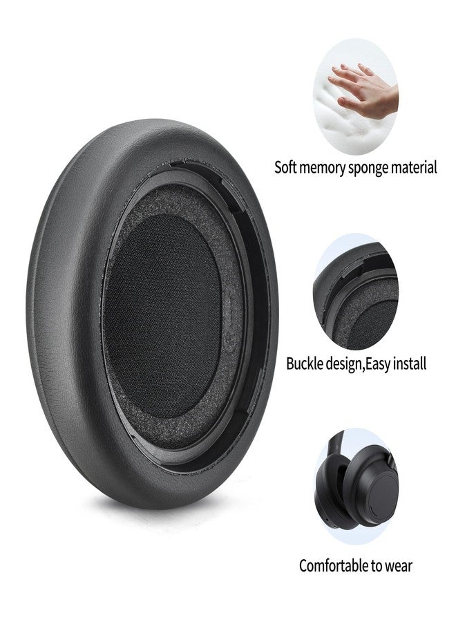 ZLiT for Microsoft Surface 1/2 Earpads,Replacement Headphone Earpads for Microsoft Surface 1st and 2nd Generations Headphone Cushion Earmuff Earpads (Black) - Image 3