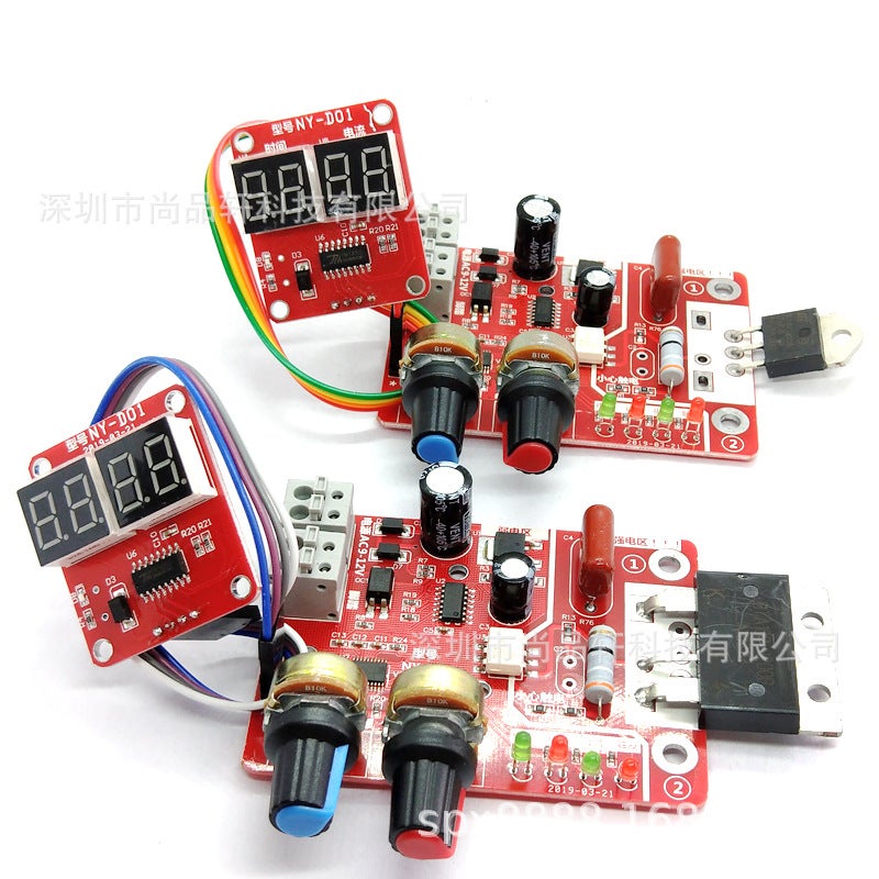 Ny-D01 Spot Welding Machine Control Board Adjust Time Current Digital Display Single Chip Microcomputer Spot Welding Machine Control Board - Image 2