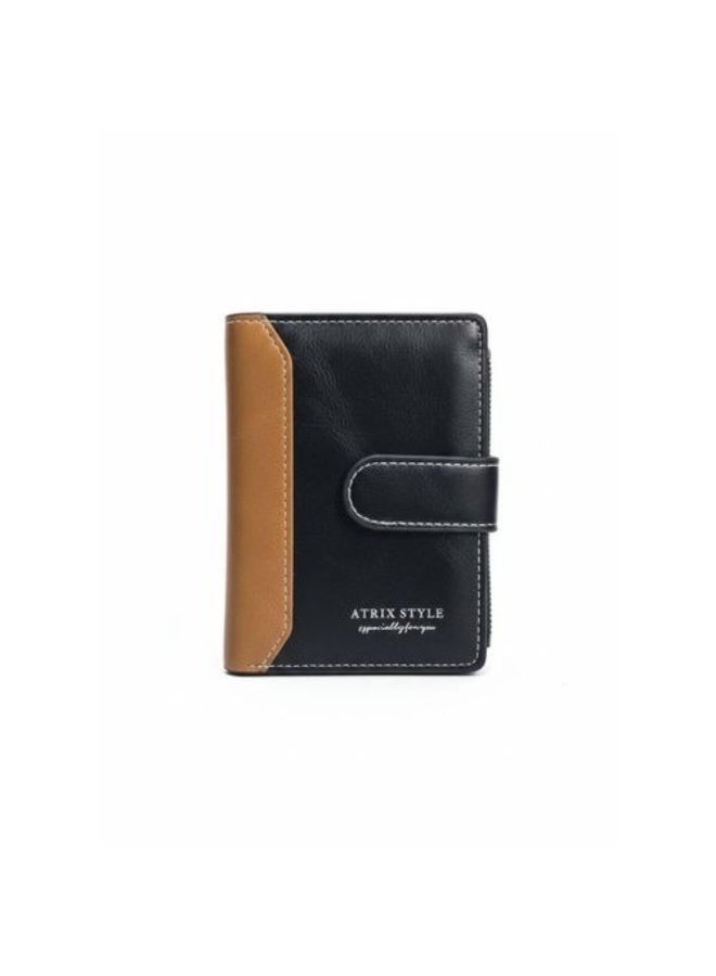 zoba High-quality leather card holder and wallet - Black *Havana - Image 1