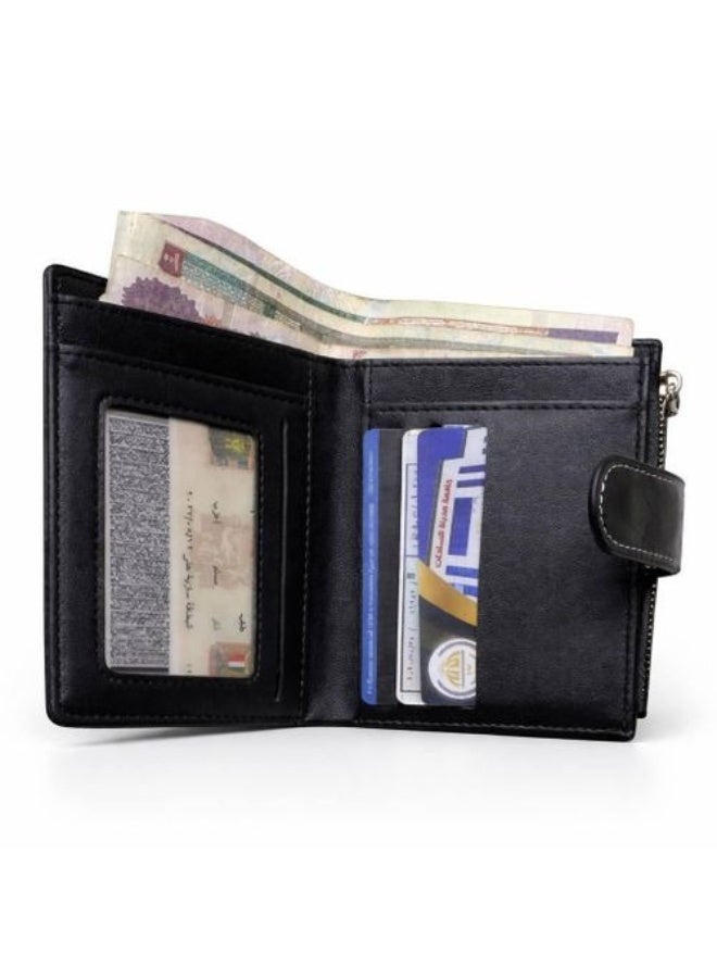 zoba High-quality leather card holder and wallet - Black *Havana - Image 4