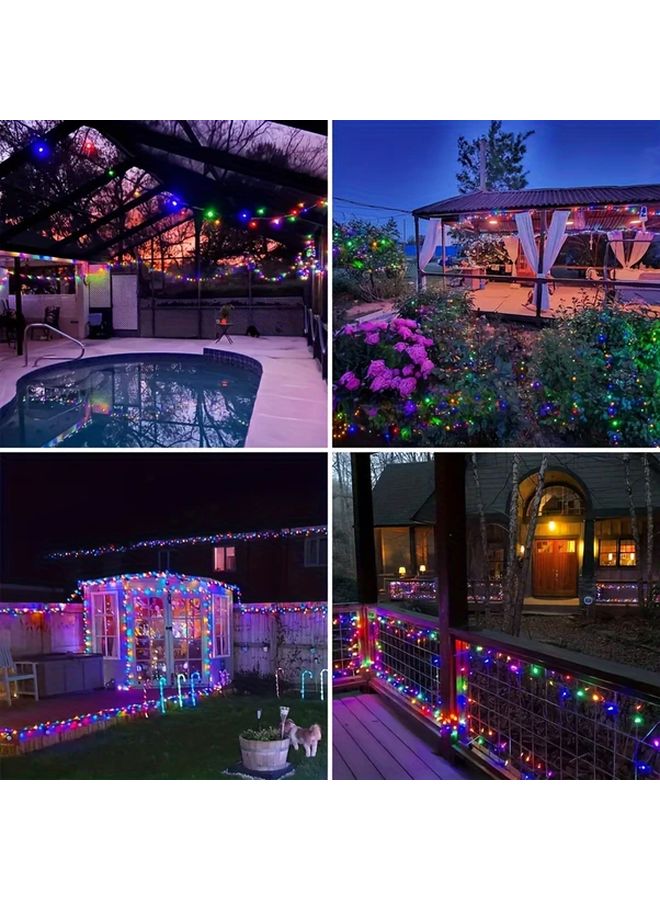 Solar String Lights 50 LED 8 Modes 7 Meters 22 96 Feet Warm White Outdoor Garden - Image 4