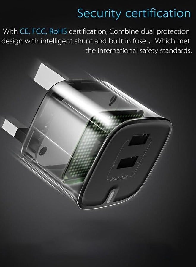 Taimi Dual USB Fast Charger Power multiple devices efficiently with this stylish and versatile charging solution in sleek black  - Image 3