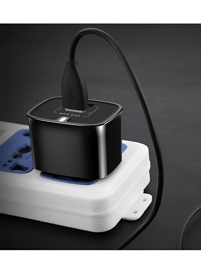 Taimi Dual USB Fast Charger Power multiple devices efficiently with this stylish and versatile charging solution in sleek black  - Image 5