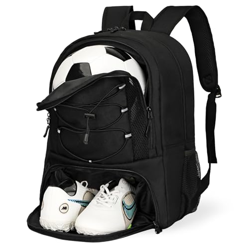 Goloni Soccer Bag Basketball Bag with Ball Compartment Shoe CompartmentLarge Soccer Backpack for BasketballVolleyballGym - Image 1