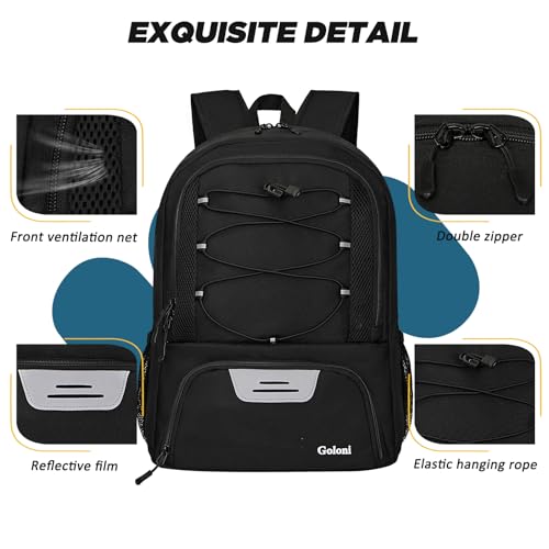 Goloni Soccer Bag Basketball Bag with Ball Compartment Shoe CompartmentLarge Soccer Backpack for BasketballVolleyballGym - Image 3