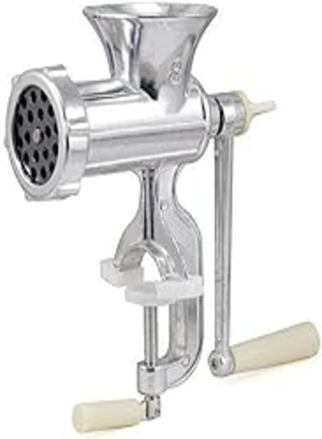 OR Hand Aluminium Alloy Meat Mincer Beef Grinder Chopper Crusher - Size 10