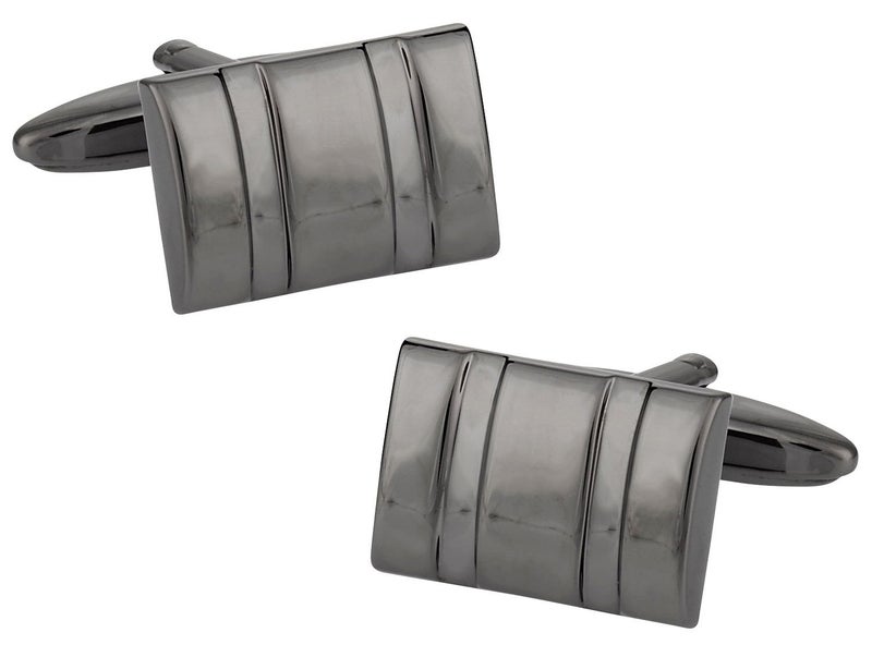 Cuff-Daddy Dark Gunmetal Cufflinks with Presentation Box - Image 1