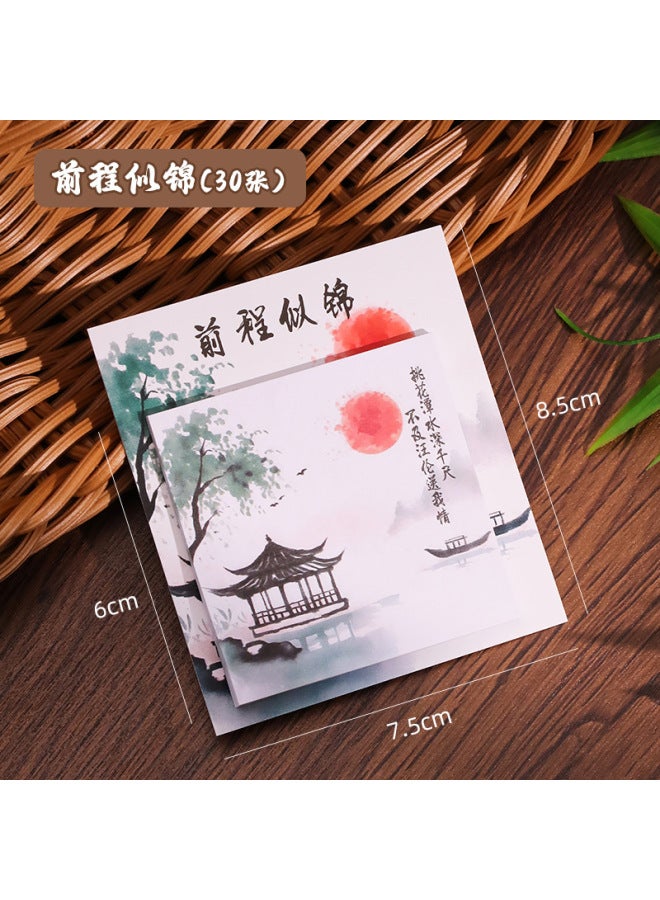 Creative Antique pirational Post-it Notes For Students With High Color Value Mes Note Notes Can Stick Small Gifts For N Times - Image 1