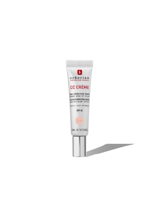 ERBORIAN CC Crème SPF30 Clair 15ml – Brightening Skin Perfector & Lightweight Coverage - Image 1