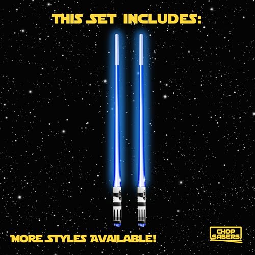 ChopSabers Lightsaber Chopsticks Star War Chopstick Light Up Lightsaber Chopsticks for Adults Saber Sticks Cool Chopstick Light Up Chop Sticks Light Saber Reusable Sushi Lightup Sabers Star War Gift - Image 4