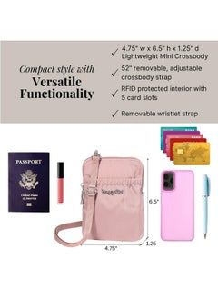 Baggallini Womens Bryant Pouch Travel Accessory- Wallet, Woodrose, One Size Us  - Image 4