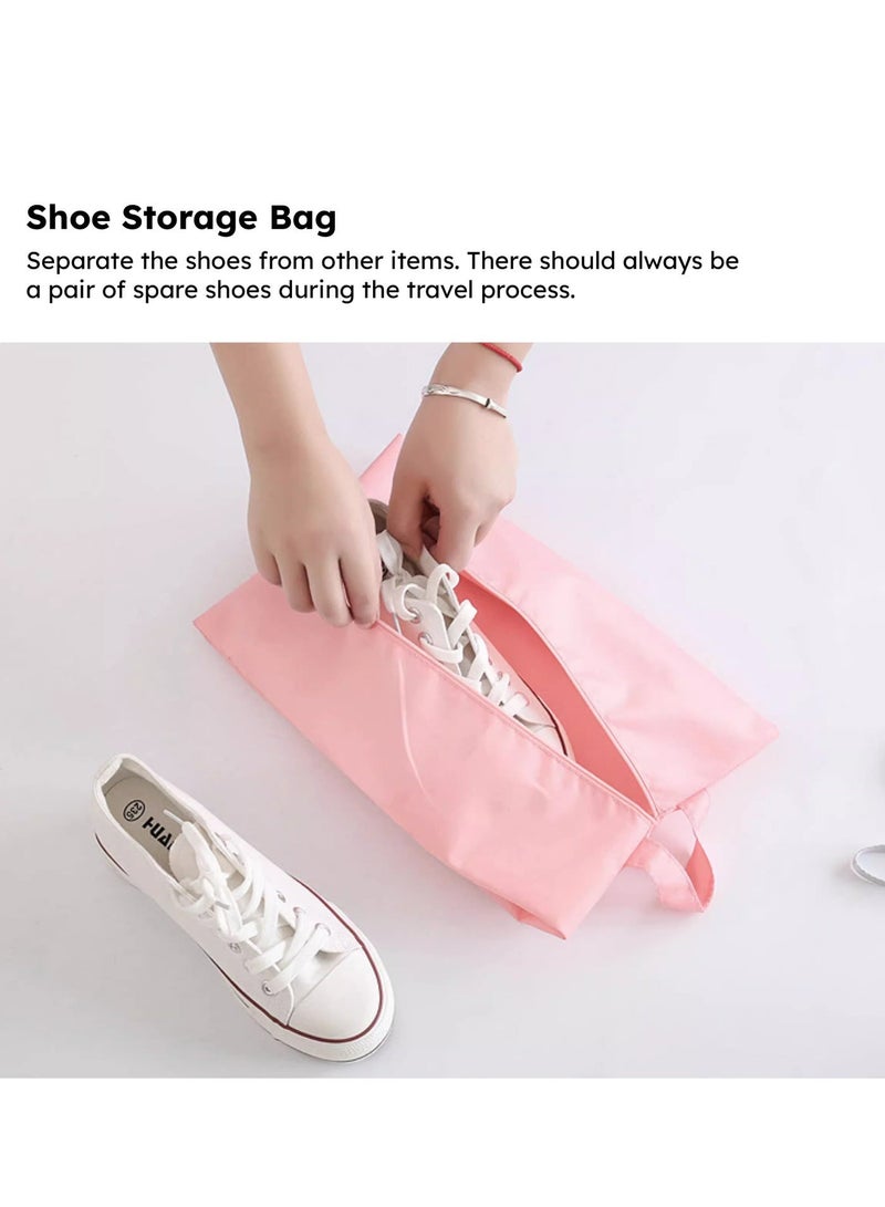 زاابي مجموعة مكعبات تنظيم السفر، 7 قطع، تصميم قابل للطي مع إغلاق سريع، تخزين متعدد الأغراض للفساتين والأحذية والإكسسوارات ومستحضرات التجميل - Image 5