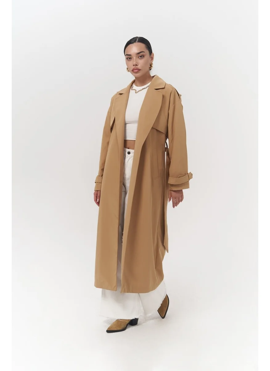 Mai Collection Femme Toffe Oversize Trench Coat