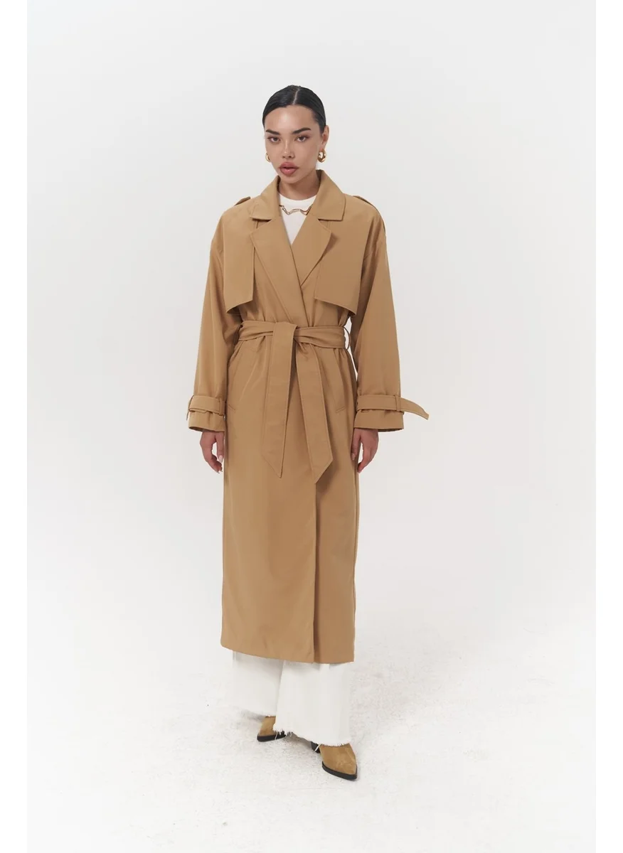 Mai Collection Femme Toffe Oversize Trench Coat