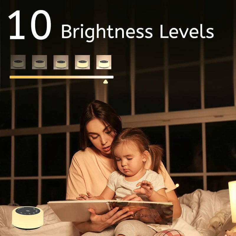 ColourNoise Soother Sleep Sound Machine Night Light White Noise Machine with 30 Soothing Sounds & 12 Color Night Lights for Baby Kids Adults Brown Noise Machine with Timer & Continuous Play for Home Travel Office - Image 4