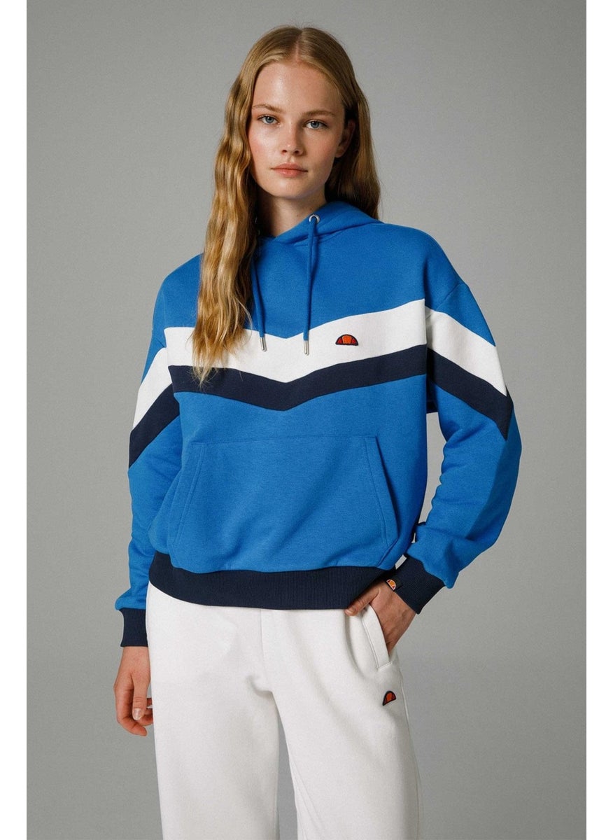 Ellesse Crop Hooded Women's Sweat EF178-SBL  - Image 2