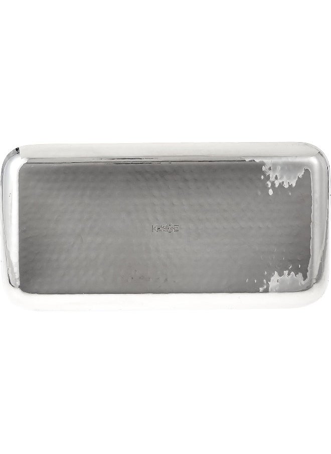 KEDGE - Kedge Deluxe Rectangular Platter, Large, Silver - Image 1