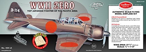 Guillows Guillow's WWII Zero Laser Cut Model Kit Small - Image 3