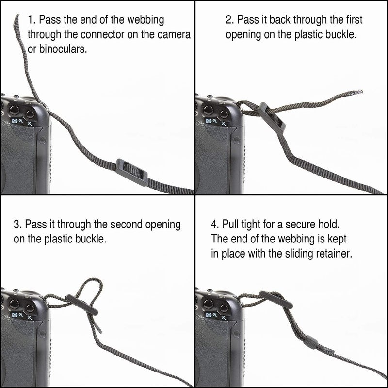 OP/TECH USA Classic Strap (Steel) â€“ Neck & Shoulder Strap for Camera and Binocular Use with Adjustable Design for Comfort and All-Day Carry - Made in USA - Image 5