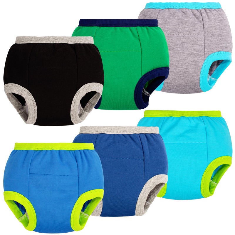 BIG ELEPHANT Baby boy's and Girl's Potty Training Pants, 100% Cotton Soft and Absorbent, 2T - Image 1