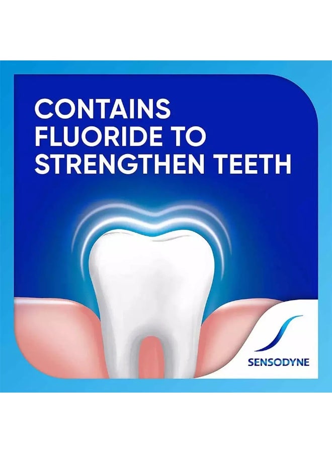 Sensodyne معجون أسنان سينسوداين بالفلورايد للأسنان الحساسة، أسنان قوية وصحية 75 مل - Image 4