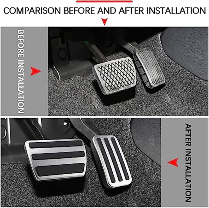 Wivplex Stainless Steel Car Pedal Covers - Image 2